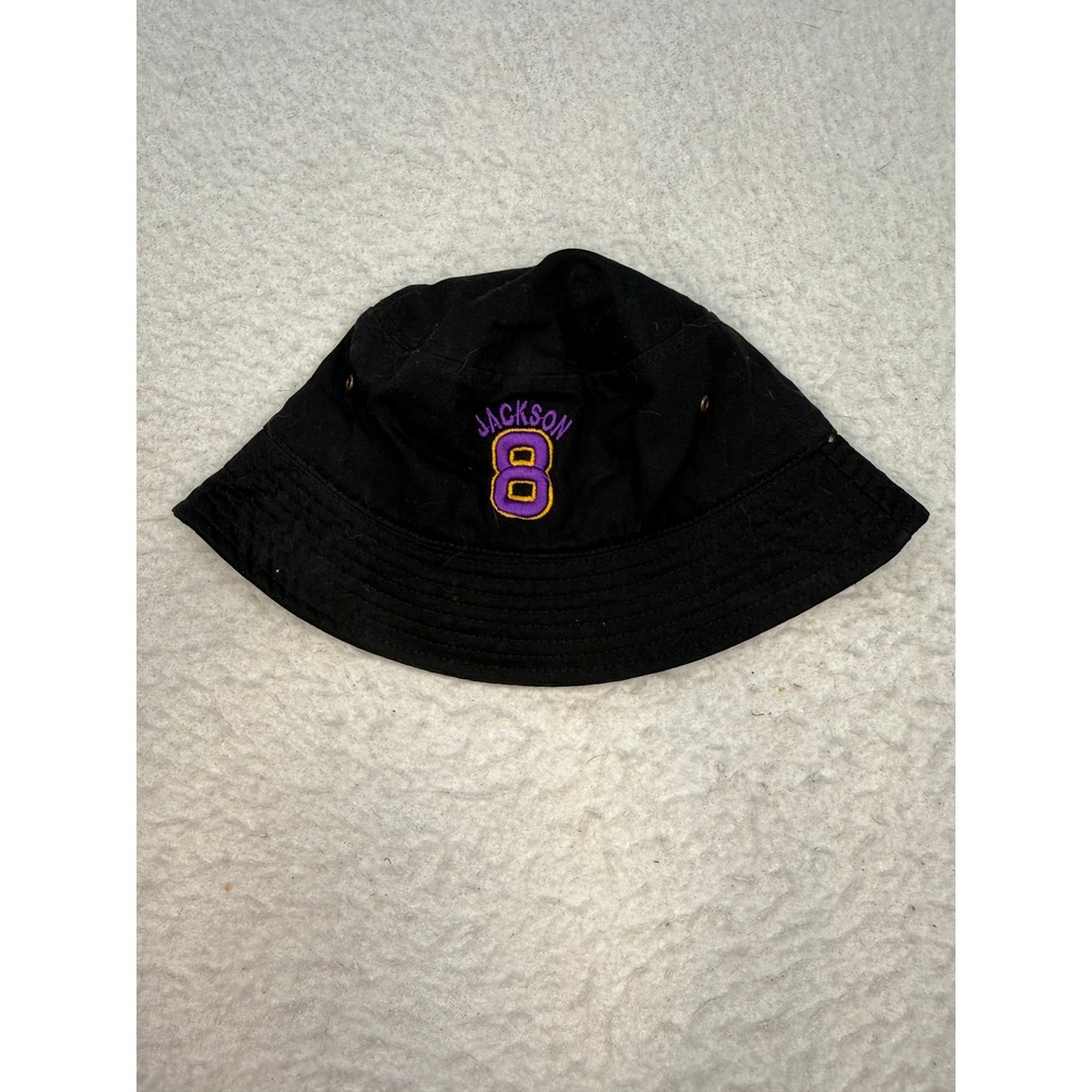 KV Sports Jackson 8 Black Bucket Hat Cotton Premium Headwear Size S/M